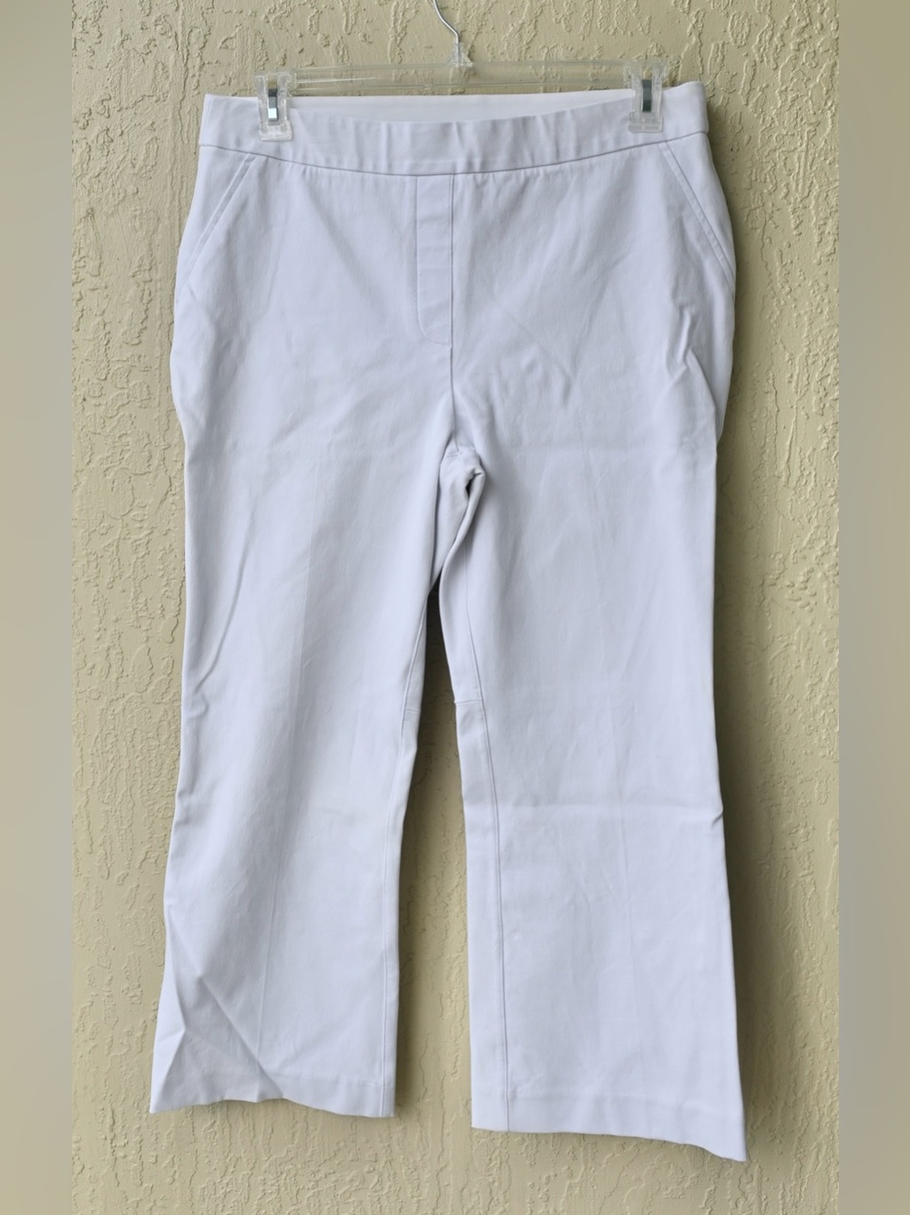 SPANX Classic White Ankle Cropped Pants